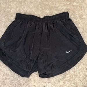All black nike womens shorts size medium
